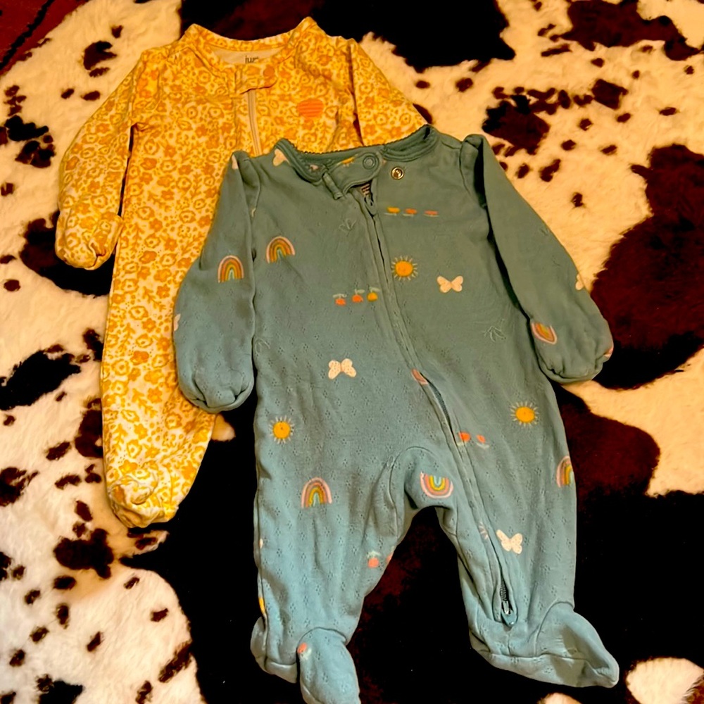 NB sleeper onesies